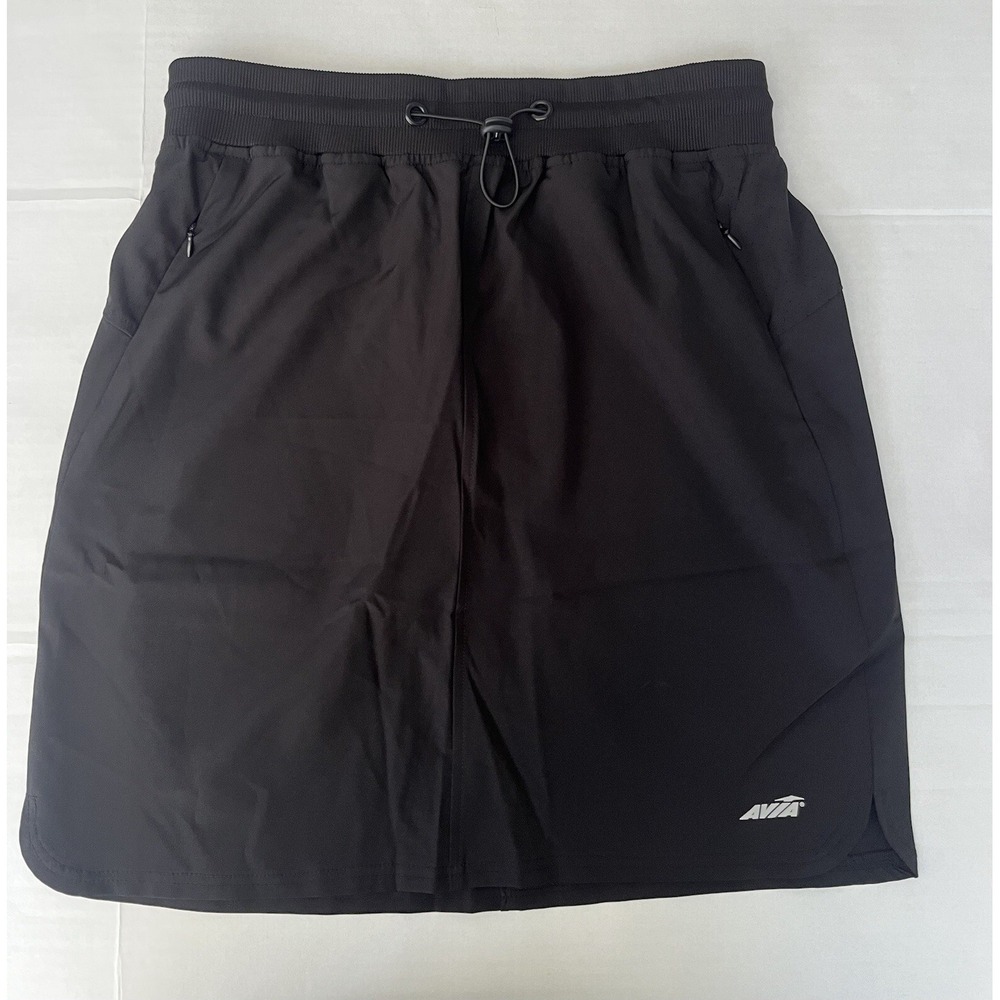 NWT Avia Women's Skirt Athletic BLACK Sz 38